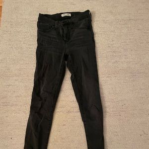 Black Madewell Skinny Jeans